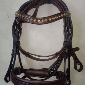 High Quality Polyester Horse Harness Bridle <b>Halter</b> Endurance Riding Racing Equestrian Gear Foldable and Portable - Product Image 1