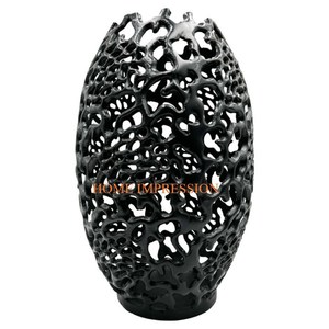 Vases et pots de luxe de couleur noire pour mariage Attrayant Nouveau design classique Intérieur et extérieur Décoration intérieure Vases et pots de fleurs - Product Image 1