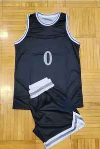 Uniforme de basket-ball unisexe personnalisable de haute qualité, ensemble grande taille et respirant, maillot de basket-ball imprimé d'été - Product Image 2