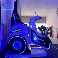 Equipo de Simulador de Vuelo con Movimiento Completo y Rotación de 360 Grados para Parques de Atracciones