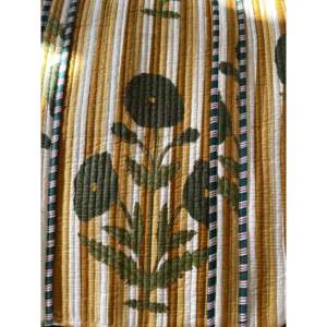 Sac fourre-tout à fermeture éclair et ouverte, en toile brodée motif floral du désert, portable avec décor floral et lettres, pour toutes les saisons - Product Image 2