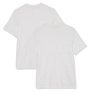 Camiseta de Hombre, Diseño Sólido, Tejido Comprimido, Hilo de Poliéster/Algodón de Peso Pesado, Impresión Serigráfica, Camisetas Personalizadas - Product Image 1