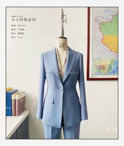 Completi Eleganti da <span class=keywords><strong>Donna</strong></span> Personalizzabili HARCHOY, Blazer di Media Lunghezza nei Popolari Colori Primaverili ed Estivi per Ufficio e Lavoro - Product Image 3