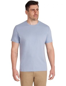 T-shirt de sport pour homme 100% coton séchage rapide respirant haut de sport de compression athlétique avec tissu tricoté spandex - Product Image 1