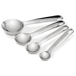 Juego de Cucharas Medidoras de Acero Profesional con Mediciones Precisas para Chefs, Reposteros y Cocinas Caseras, Decoración del Hogar - Product Image 1