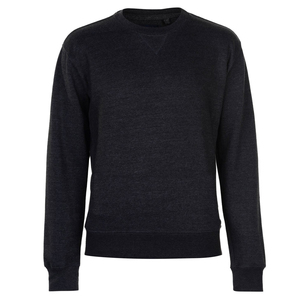 Sweat-shirt non tissé personnalisé de haute qualité pour hommes, style streetwear, motif uni, polaire d'hiver avec logo personnalisé, vente en gros ! - Product Image 4
