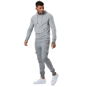 Ensemble de costume de jogging d'hiver pour hommes 100% coton avec logo personnalisé XXL jogging à capuche de haute qualité respirant strass pour salle de sport grande taille - Product Image 3