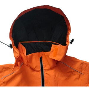 2024 hiver fermeture éclair à capuche coupe-vent Racer veste grande taille décontracté sport hommes personnalisé de haute qualité imperméable écologique - Product Image 5