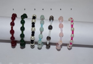 Beautiful Gemstone <b>beads</b> healing beaded <b>Bracelet</b>, Glass <b>beads</b> <b>bead</b> Stretchy <b>bracelet</b>, 3 -8mm <b>beads</b> <b>bracelet</b>, Handmade <b>bracelet</b> - Product Image 3