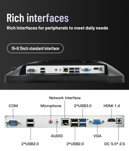 Registratore di Cassa POS All-in-One a Doppio Schermo, Core I3-4005U, 8GB RAM, 256GB SSD, Android 10, Touch Capacitivo a 10 Dita - Product Image 5