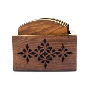 แผ่นรองแก้วไม้สไตล์โบฮีเมียน ตกแต่งบ้าน รักษ์โลก ทำมือ สำหรับเครื่องดื่มร้อน/เย็น ราคาประหยัด จากอินเดีย - Product Image 2