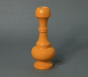 เชิงเทียนไม้ทำด้วยมือสีแดงไม้มะม่วง - Product Image 4