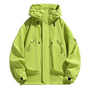 แจ็กเก็ตกันลมมีฮู้ดกันน้ำระบายอากาศได้ดีของผู้ชายเสื้อโค้ทผ้าเนื้อหนาเสื้อ2026กันลม - Product Image 1