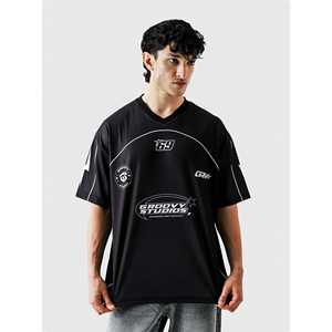 เสื้อบาสเก็ตบอล 69' ไซส์ XL ผ้าโพลีเอสเตอร์ พิมพ์ลายแบบ Sublimation แขนสั้น คอวี ผ้าริบ แห้งเร็ว ระบายอากาศได้ดี ไซส์พลัส สำหรับผู้ชาย - Product Image 5