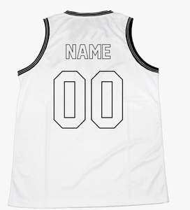 Prix de gros, maillot de basket-ball réversible sans manches de haute qualité 100 % polyester avec nom/numéro d'équipe personnalisé, séchage rapide - Product Image 6
