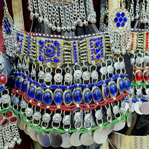 Offre Spéciale ensembles de bijoux de style afghan en acier inoxydable vêtements de fiançailles et de fête ensembles de bijoux pour femmes légers et robustes quantité minimale de commande bas - Product Image 1
