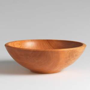 Cuenco de madera hecho a mano de alta calidad, Bol para fruta, ensalada, marrón, rojo, logotipo personalizado, respetuoso con el medio ambiente - Product Image 5