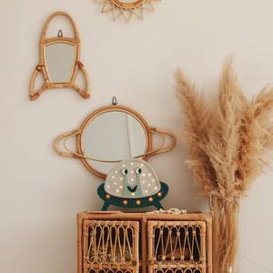 Competitive Price Mini Sizes High Quality Eco Friendly Wall Hanging <b>Mirror</b> Kids Room Decoration <b>Rattan</b> <b>Mirrors</b> - Product Image 6