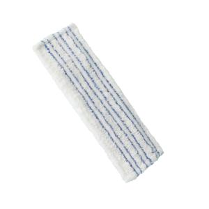 Kit de nettoyage professionnel pour sols domestiques : Serpillère plate en microfibre de 40 cm avec manche en aluminium de 120 cm et composant en tissu pour serpillière - Product Image 2