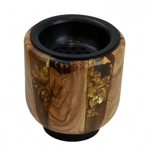 New Arrival Decorative Design Wooden Resin Epoxy Resin Incense <b>Bakhoor</b> <b>Burner</b> for Home Decor From India - Product Image 5