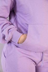 Streetwear Unisex Men Hooded Breathable Fleece <b>Jogger</b> Sweatsuit Tracksuit Sweatpants <b>Oversized</b> Hoodie Set 100% Cotton Custom - Product Image 4