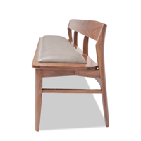 Meubles de maison OEM et ODM meubles de salle à manger bancs en bois avec dossier style coréen et japonais