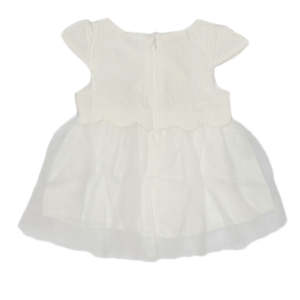 ชุดเดรสเด็กแรกเกิด - สีขาว - Product Image 3