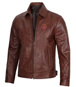 Veste en cuir noir vintage pour homme Service d'hiver OEM avec durabilité imbattable teint et fermeture à glissière - Product Image 4