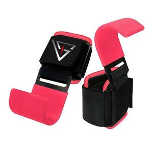 Guantes de entrenamiento para gimnasio, correas de muñeca resistentes, logotipo personalizado, ganchos de levantamiento de pesas - Product Image 3