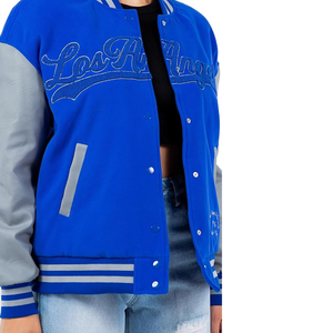 Chaqueta universitaria de manga larga para mujer de proveedor directo de fábrica Chaqueta universitaria de alta calidad de estilo más nuevo - Product Image 4