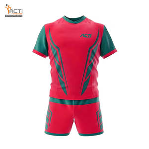 Nueva llegada de conjuntos de uniformes de rugby Venta en línea de secado rápido transpirable Diseño al por mayor Hecho en Pakistán - Product Image 2