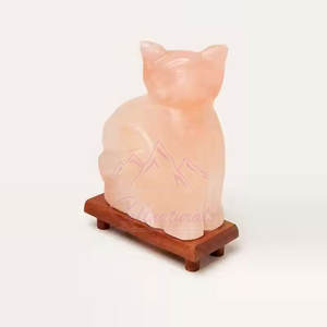 โคมไฟเกลือหิมาลายันแท้100% สำหรับแมวโลโก้ออกแบบได้ตามต้องการ - Product Image 6