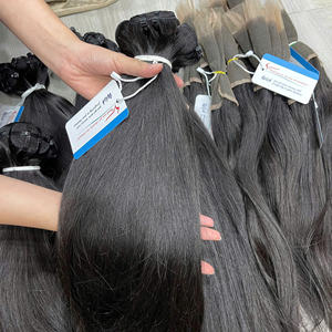 Extensiones de Cabello Humano Vietnamita Virgen de Primera Calidad, Cabello Liso Natural con Cutícula Alineada - Product Image 1
