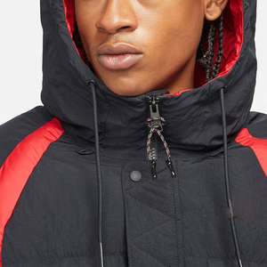 Veste matelassée en toile pour homme, pour temps froid, avec capuche, imperméable et isolante pour les activités de plein air en hiver - Product Image 5