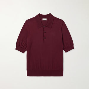 T-shirt décontracté pour homme en maille, coupe ajustée, avec logo personnalisé de haute qualité, manches courtes, brodé et imprimé, 100 % coton, écologique - Product Image 1