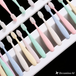 กล่องใส่แปรงสีฟันสำหรับโรงแรม15ชุดสีพาสเทลหรูหรากล่องใส่20กล่องแบบปรับแต่งได้ - Product Image 2