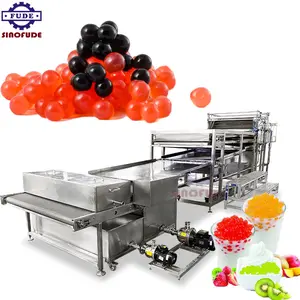 Alles in einer Ausrüstung Burst ing Popping Boba Tee perlen machen Maschine Agar Crystal Fruit Jelly Ball Maschinen hersteller