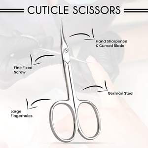 Ciseaux à cuticules de haute qualité, ciseaux à cuticules professionnels, lame longue, ciseaux à cuticules pour manucure, ciseaux à ongles - Product Image 6