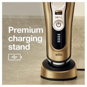 เครื่องโกนหนวดไฟฟ้าสำหรับผู้ชายรุ่น Braun Series 9 Pro 9419S เครื่องโกนหนวดไฟฟ้าแบบ USB ชุดโกนหนวด4 + 1หัวสำหรับใช้ในบ้านและโรงแรม