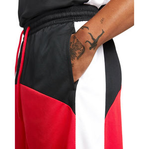 Pantalones Cortos Deportivos para Hombre, Dos Tonos, Negro y Rojo, con Cintura Elástica y Cordón, Transpirables, para Gimnasio y Entrenamiento - Product Image 4