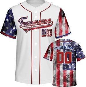 Wholesale Sublimation Baseball Uniform 100% Polyester Blank Baseball Uniform Breathable <b>Sweat</b> Full Button Baseball Jersey - Product Image 1