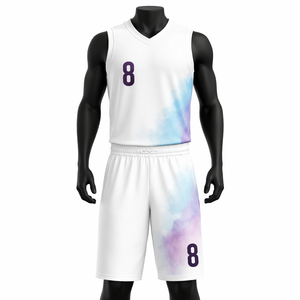 Uniforme de Baloncesto Personalizado de Diseño Único y Alta Calidad para Hombre, Ropa Deportiva de Secado Rápido al por Mayor, Uniforme de Baloncesto con MOQ Bajo - Product Image 1