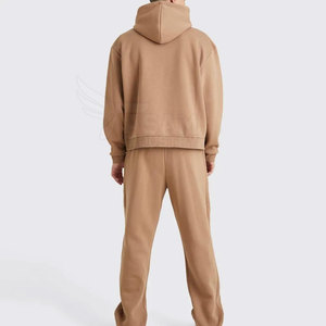 ชุดวอร์มแฟชั่นทรงขาบาน ดีไซน์ทันสมัย เสื้อและกางเกงเข้าชุด สำหรับใส่ลำลองประจำวัน ชุดวอร์มทรงขาบานสำหรับผู้ชาย - Product Image 2