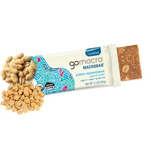 GoMacro MacroBar Organic Vegan Protein <b>Bars</b> - Peanut Butter (2.3 Ounce <b>Bars</b>, 12 Count) - Product Image 2