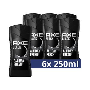 Axe Black 3-en-1 Spray Gel de ducha y champú Ingredientes herbales para una frescura de larga duración Probado dermatológicamente Paquete de 250 ml 6 - Product Image 5