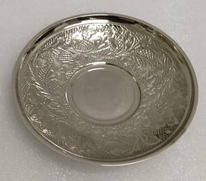 Silver Plated Brass <b>Cup</b> <b>Saucer</b> for Home Hotel Kitchenware Serving <b>Cup</b> Decorative Customized Size Brass <b>Tea</b> and Coffee <b>Cup</b> <b>Saucer</b> - Product Image 5