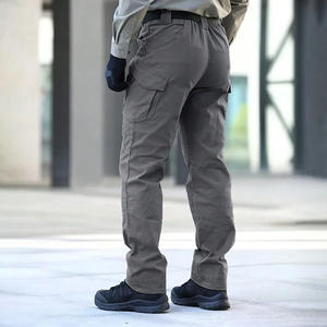 กางเกงทำงานคาร์โก้ผู้ชายแบบสั่งทำกางเกงหลายกระเป๋าที่ทนทานมีตัวเลือกส่วนบุคคลสำหรับการประชุมเชิงปฏิบัติการและการใช้งานกลางแจ้ง - Product Image 3