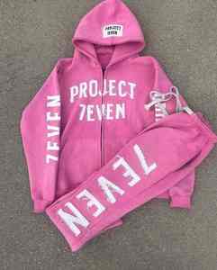 Trajes Deportivos Casuales de Invierno para Hombre, de Primera Calidad, Más Vendidos, Ecológicos, 100% Algodón, Color Sólido, Transpirables, Cómodos y de Secado Rápido - Product Image 5