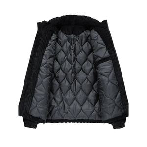 Chaqueta de Plumón con Capucha de Nuevo Diseño, Talla Grande, Gruesa, de Invierno, Chaquetas Acolchadas de Alta Calidad, Abrigos Negros para Hombre - Product Image 3