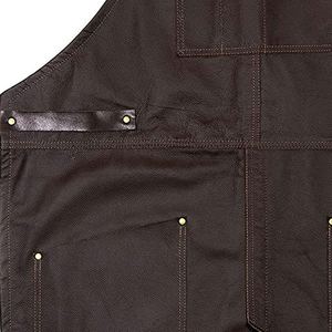 Wholesale Customizable Factory Made Premium Cowhide <b>Leather</b> Kitchen <b>Apron</b> Heavy Duty Professional Manufacture Adjustable Durable - Product Image 4
